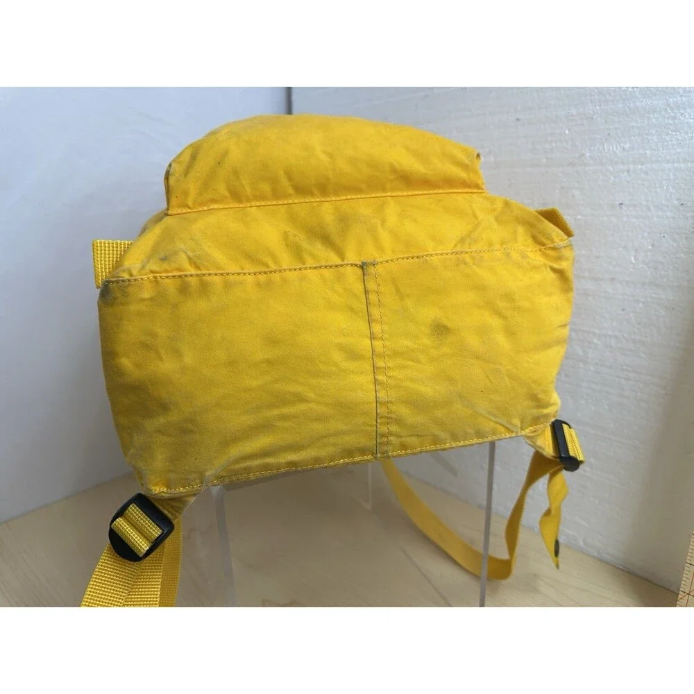 Fjallraven Kanken Backpack Unisex Everyday Outdoor Bag, Yellow Used